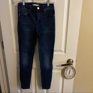 TGLA Dark Wash Mid Rise Skinny Ankle Jeans Women's Size 26 Waist